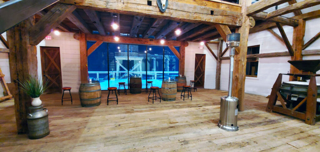 Gristmill restaurant staged in Bozeman MT, after photo